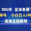 2024年蓝海赛道 视频号  小白日入1000+ 落地实操教程