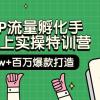 自然IP流量孵化手 14天线上实操特训营【第9期】月入5w+百万爆款打造 (74节)