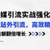 3大社媒引流实操强化，多渠道站外引流/高效精准获客/订单销售额翻倍增长