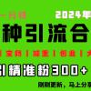 0投入，每天搞300+“同城、宝妈、减重、创业、大学生”等10大流量！