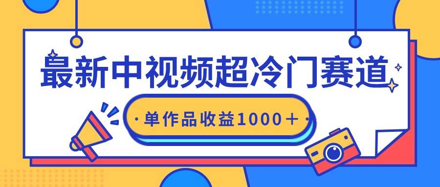 最新中视频超冷门赛道，轻松过原创，单条视频收益1000＋插图