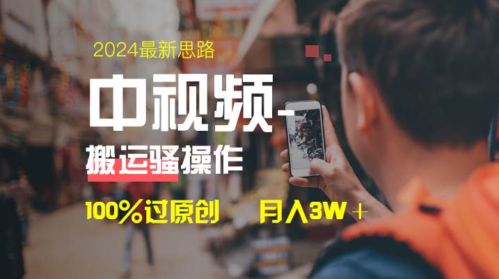 中视频新思路，双重去重100%过原创，一键分发多平台变现，简单无脑，日入1000+插图