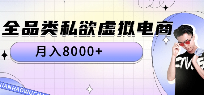 全品类私域虚拟电商，月入8000+插图