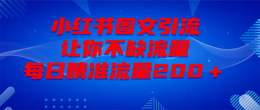 最新！小红书图文引流，全面解析日引300私域流量，是怎样做到的！插图